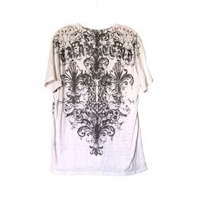 🌵Affliction Style Y2K Gothic Grunge Graphic T-Shirt L🌵